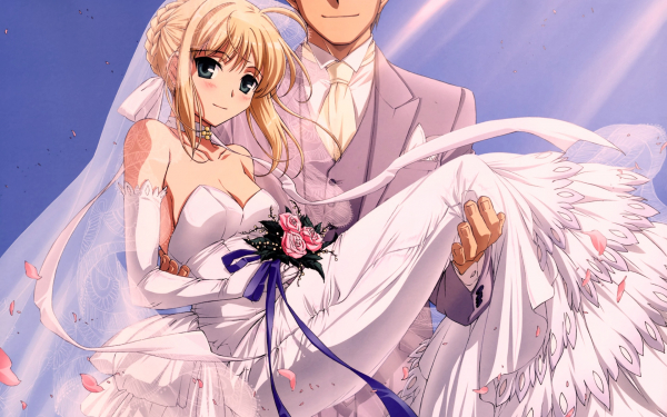 Аниме невеста и жених