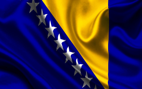 Флаг Боснии и Герцеговины
