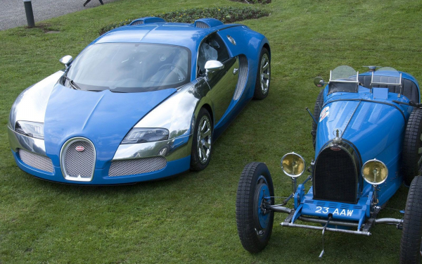 Бугатти Вейрон и его дедушка