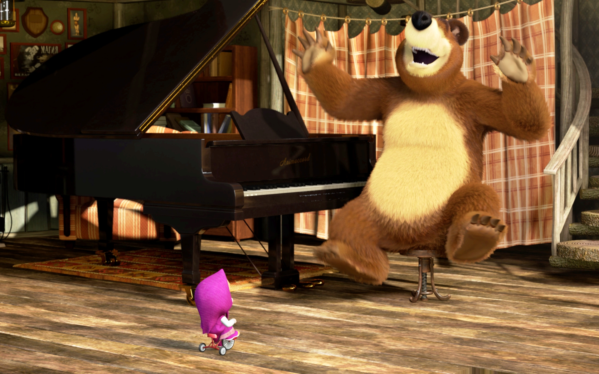 Пляшем машем. Маша и медведь. Репетиция оркестра. Маша и медведь 19 репетиция оркестра.