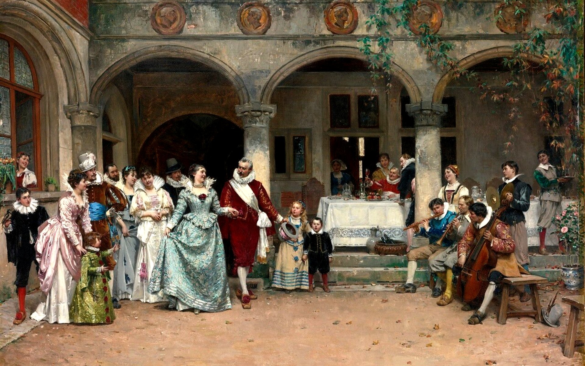 Свадьба вдовы. Художник Adrien Moreau (1843-1906). Adrien Moreau 1843 1906 картины.