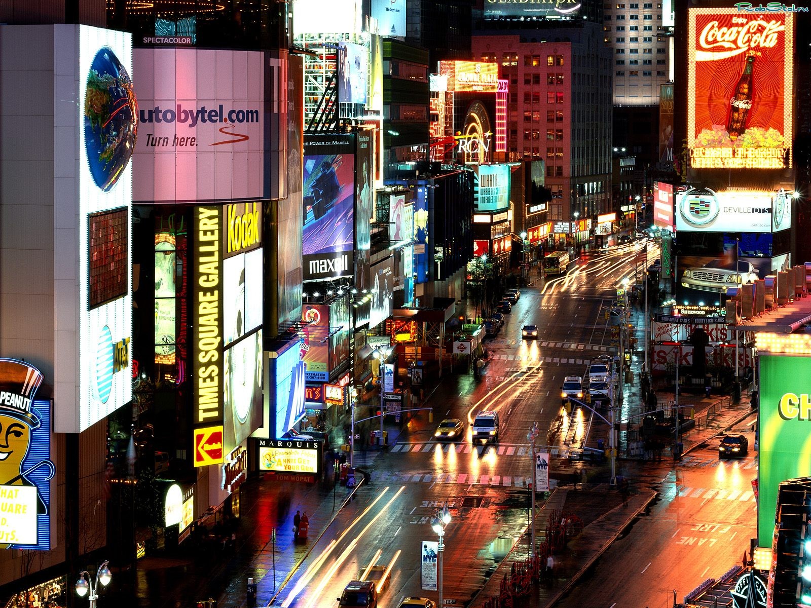Картинка Реклама на улице Нью-Йорка » Нью-Йорк » Города » Картинки 24 -  скачать картинки бесплатно