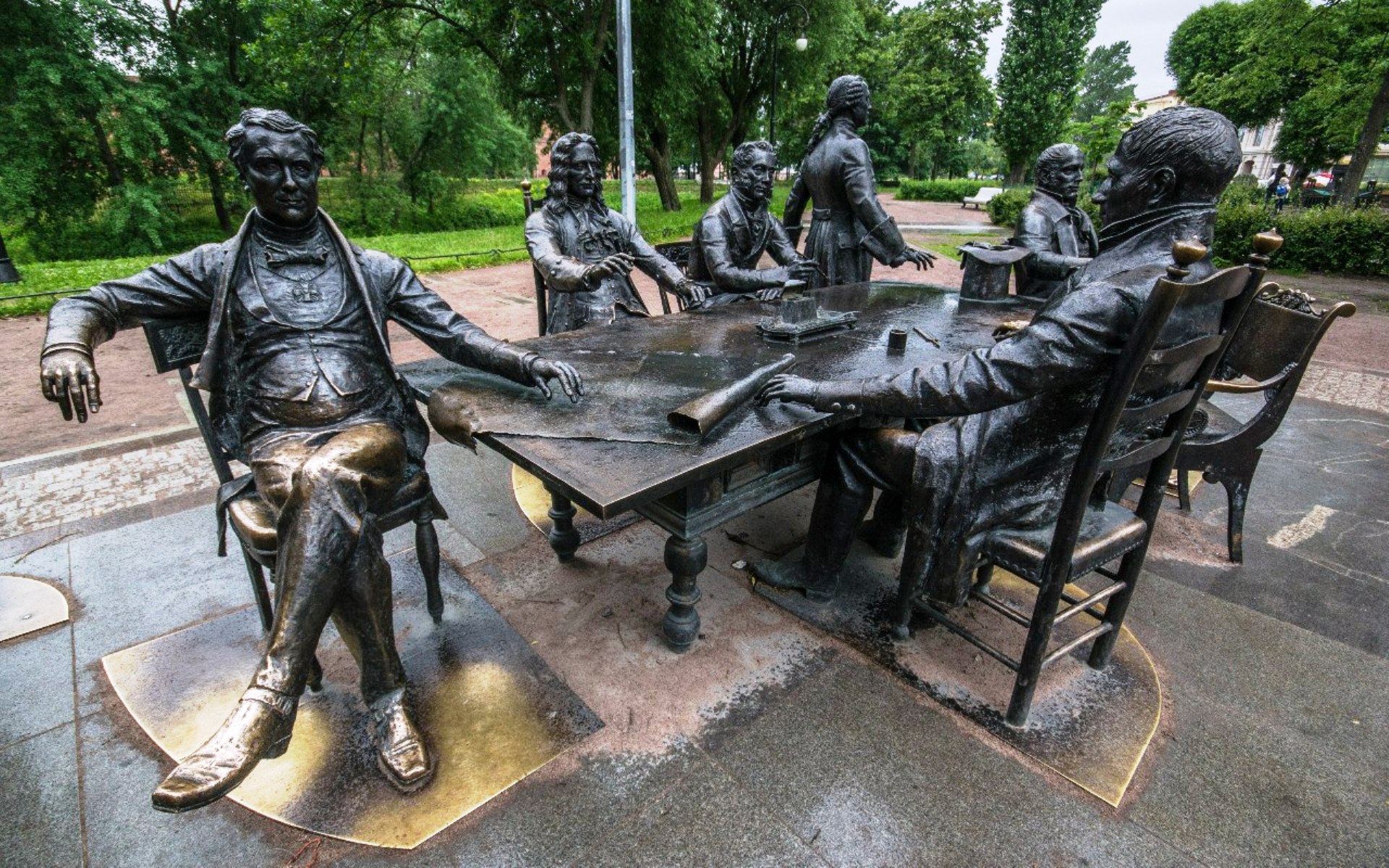 Памятник зодчим Санкт-Петербурга в Александровском парке