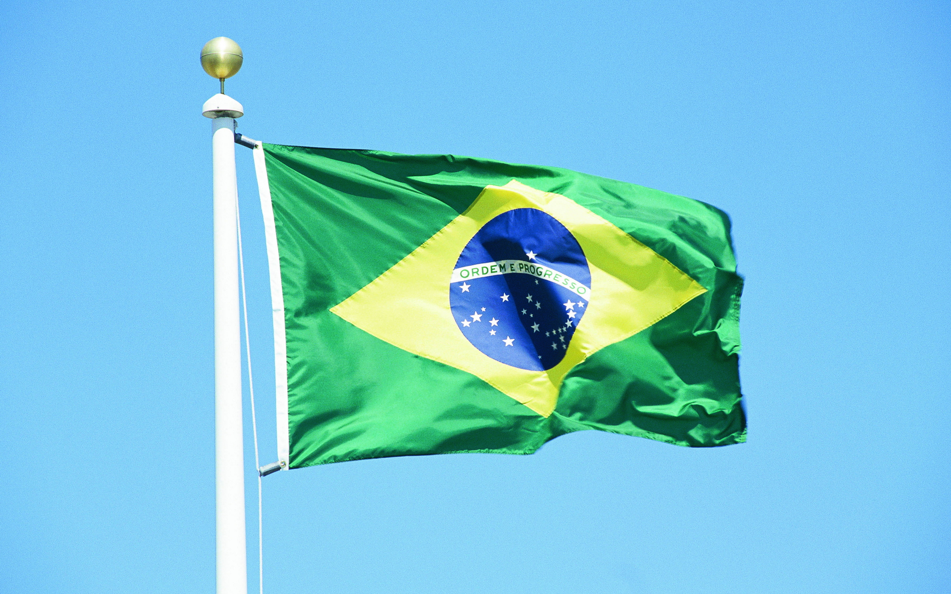Флаг Бразилии Фото