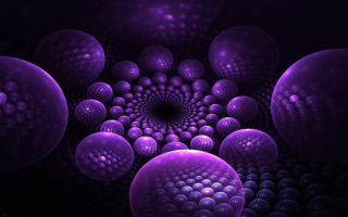 3d фиолетовые шары