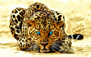 3d леопард