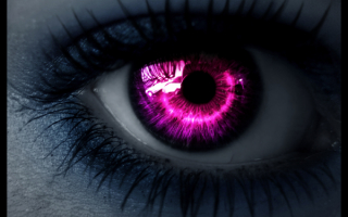 Тёмно фиолетовый глаз