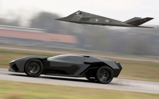 Lamborghini and the plane / Ламборджини и самолет