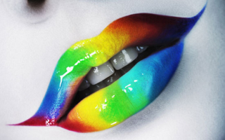 Разноцветные губы