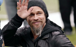 Бред Питт с бородкой