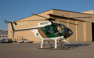 Американский вертолет полиции MD500E