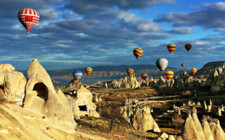 Воздушные шары над Каппадокией, Турция