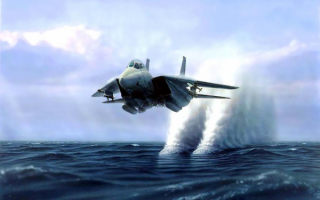 Самолет над водой