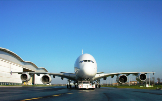 А380 в аэропорту