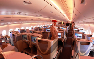 Интерьер аэробуса А380