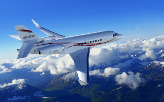 Falcon 2000 LXS -  турбореактивный  административный самолёт большой дальности