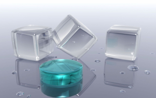 Прозрачные кубы 3d