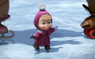 Маша на коньках