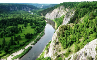 Река Белая в Башкирии