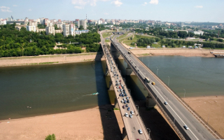 Река Белая в Уфе