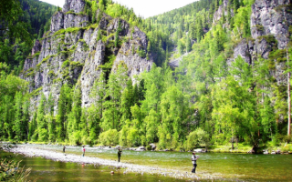 Саяны. Река Кандегир