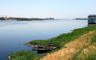 Река Нил в Луксоре