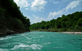 Река Дрина в Сербии