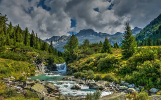 Речка в Альпах