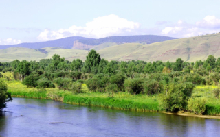 Сибирская река Кия