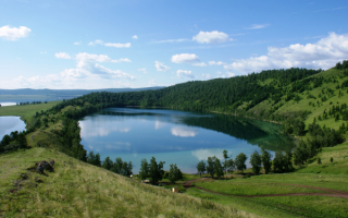 Озеро Круглое в Красноярском крае