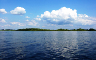 Облака над озером Ильмень