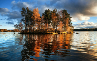 Осень на Онежском озере