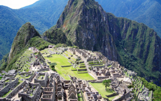 Город Инков Мачу Пикчу в Перуанских Андах