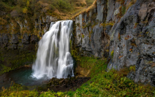 Водопад Вероникины косы, Камчатка