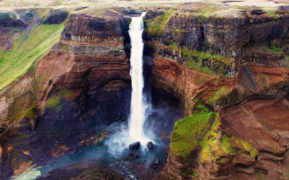 Водопад Хауифосс, Исландия