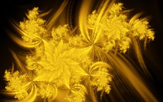 Желтые цветы абстракция