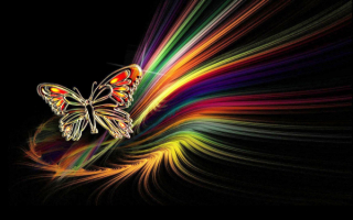 Бабочка абстракция