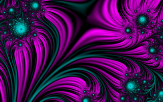 Пурпурно-зеленая абстракция
