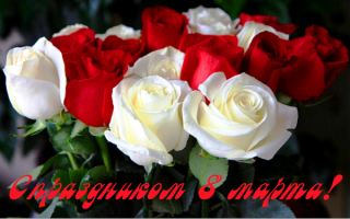 Розы на 8 марта