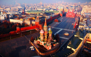 Красная площадь вид сверху