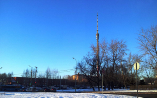 Зима в Останкино