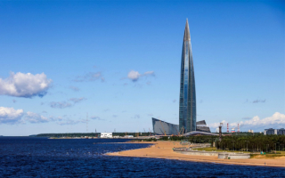 Небоскреб Лахта Центр в Санкт-Петербурге