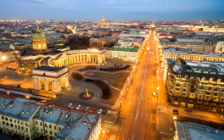 Невский проспект вид сверху