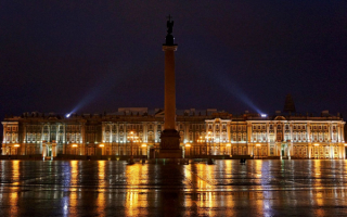 Ночь на Дворцовой площади
