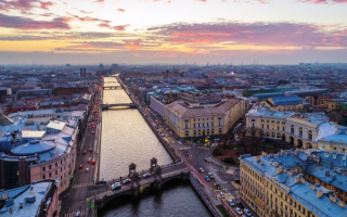 Река Фонтанка в Санкт-Петербурге