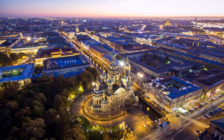 Санкт-Петербург вид сверху