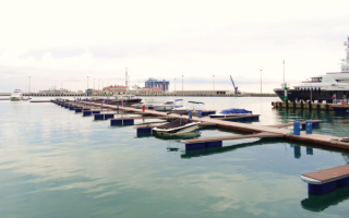 Акватория морского порта в Сочи