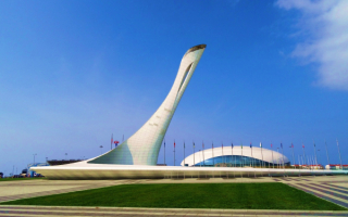 Олимпийский факел в Сочи