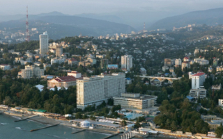 Сочи вид с моря