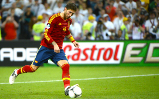 Игрок сборной Испании Серхио Рамос